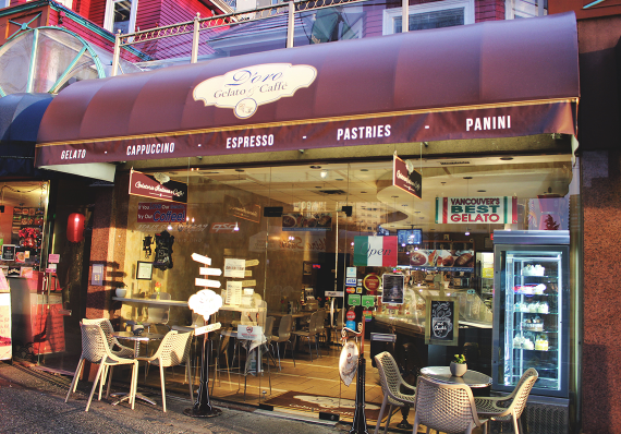 D'oro Gelato e Caffe Denman Street storefront